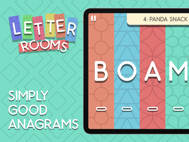 ‎Letter Rooms: Fun Anagrams Screenshot