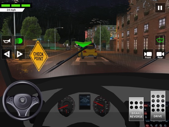 Rijexamen simulator autospel iPad app afbeelding 5
