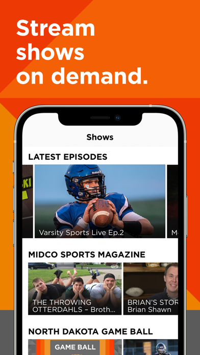 Midco Sports Plus Screenshot