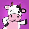 Cute Dairy Cow Stickers icon