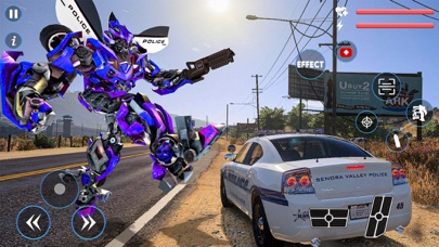 Police Car Robot Transform War Screenshot