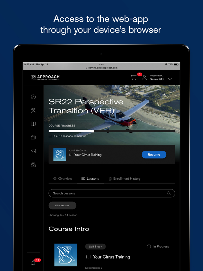 Cirrus Approach Instructor App