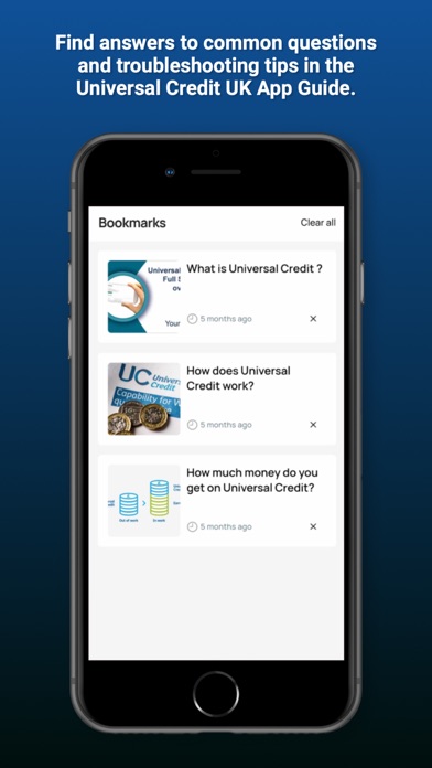 Universal Credit App UK Guide Screenshot