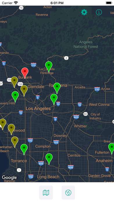 Hydrogen Stations USA Screenshot 1 - AppWisp.com Hydrogen Stations USA Screenshot 1 - AppWisp.com