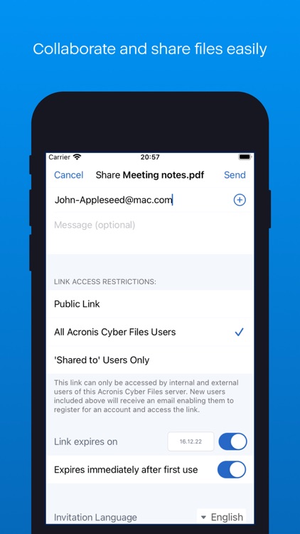 Acronis Cyber Files screenshot-4