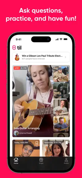 Game screenshot Til - Live Guitar Classes apk