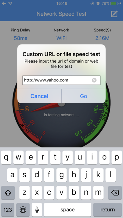 Screenshot #3 pour speed tester & net ping test