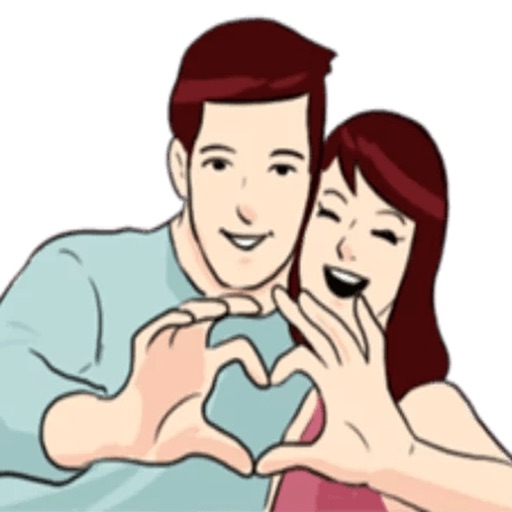 Romantic Couple Valentines Day icon