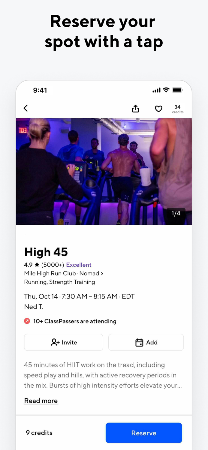 ClassPass Fitness Spa Salon