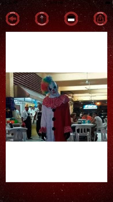 Evil clowns - photo stickers Screenshot