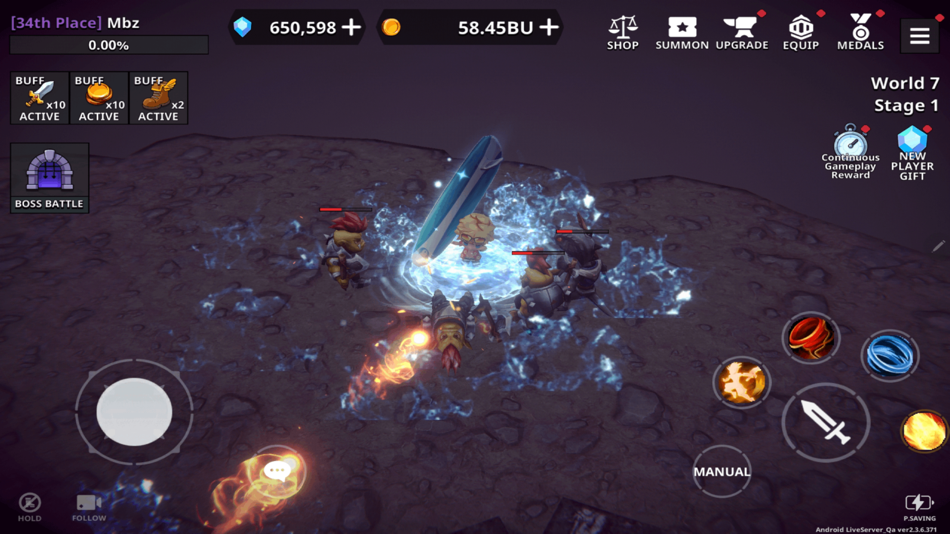#4. Dungeon Knight (iOS) 게시자: GA Studio Inc.