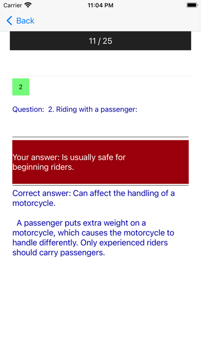 DMV Driving License Motorcycle Screenshot