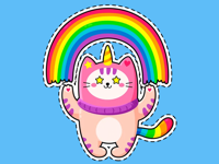 Cat Emoji Stickers for Message