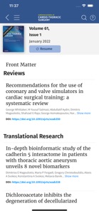 EACTS (Journals) screenshot #3 for iPhone