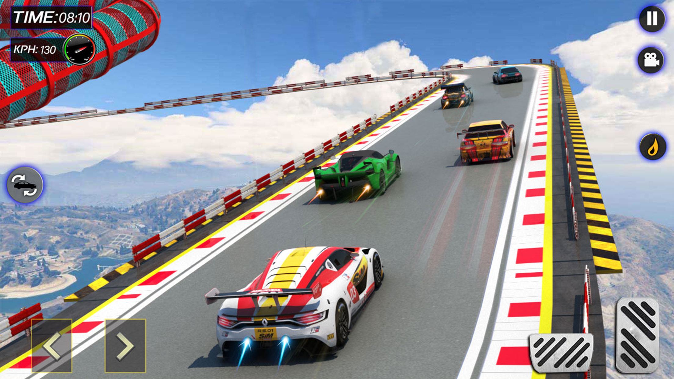 Mega Ramp Car Stunts Race Game