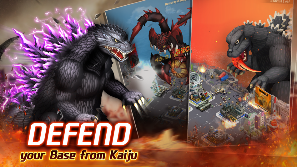 #1. Godzilla Defense Force (iOS) 由: NEXON Company