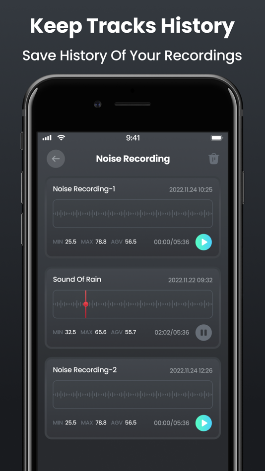 #3. Decibel Tester: Sound Level (iOS) 由: 珅洋 姚