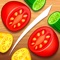 Cut the slices of healthy vegetables in this addictive logic puzzle game