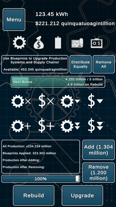 Idle Power - Electric Growth Screenshot