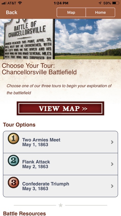Chancellorsville Battle App