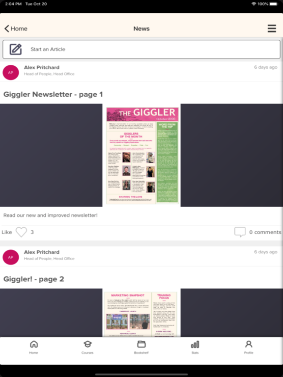 App screenshot
