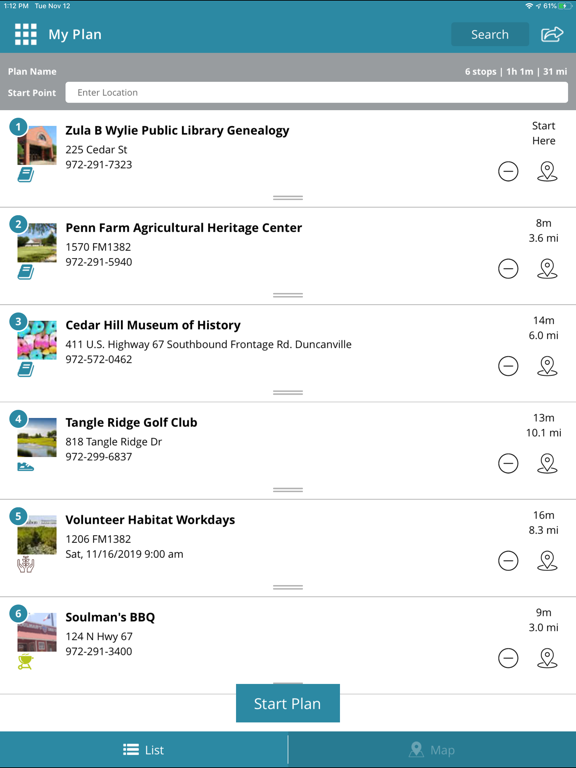Visit Cedar Hill TX iPad screenshot 7 - Travel app