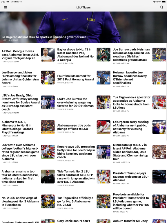 College Football Talk Scores iPad screenshot 8 - Sports app