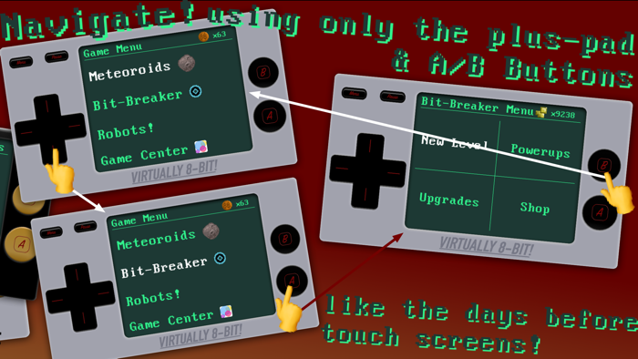 Virtually 8-bit Game Console