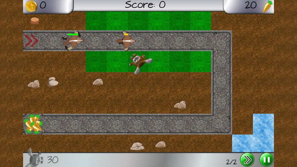 #3. Wabbit Wars (iOS) 由: Prairie West Software Consulting