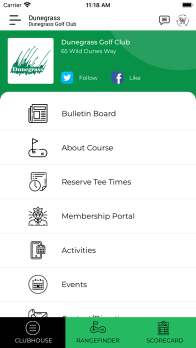 Dunegrass Golf Club Screenshot