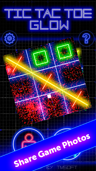 Tic Tac Toe Glow by TMSOFT::Appstore for Android