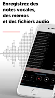 dictaphone enregistreur audio iPhone Captures Décran 1