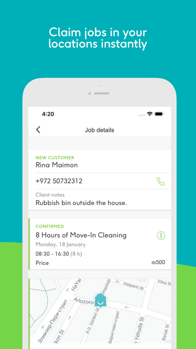 GetCleaner Pro: For Cleaners Screenshot