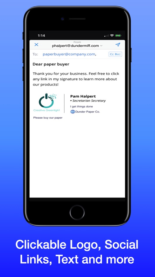#10. Email Signature Pro (macOS) Podle: Creative Greenlight LLC