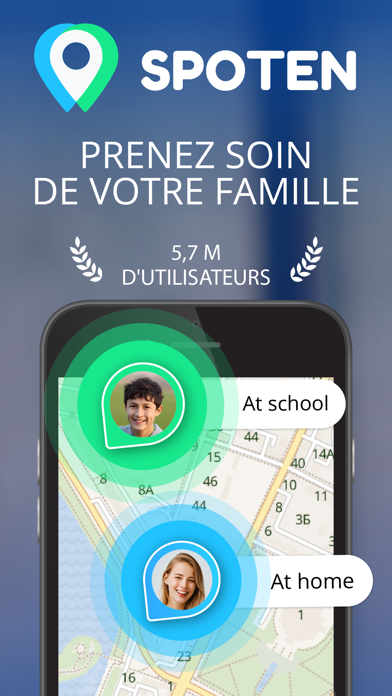 Screenshot #1 pour Spoten: Localisateur familial