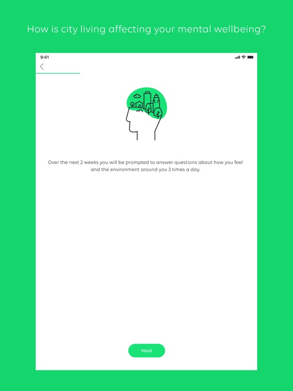Urban Mind iPad screenshot 1 - Medical app