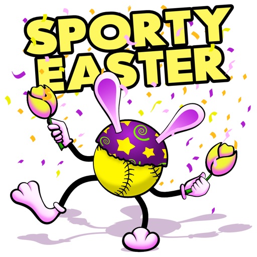 Easter Softball Stickers icon
