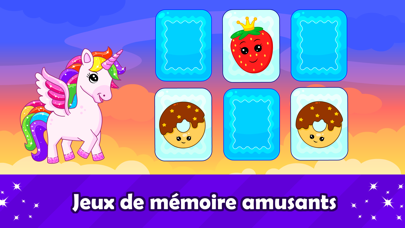 Screenshot #1 pour Jeux avec licornes 2 ans et +