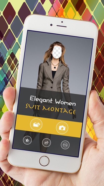 Elegant Women Suit Montage screenshot-3