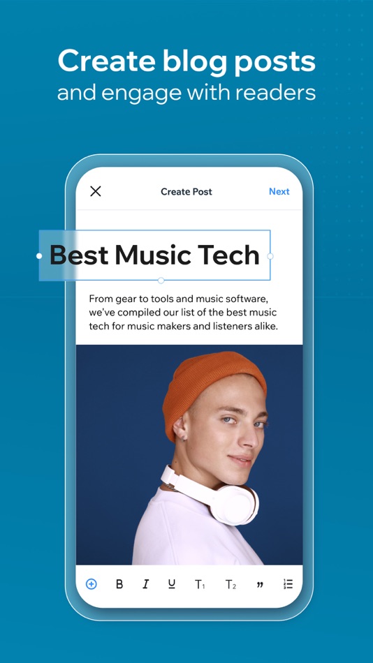 #5. Wix - Website Builder (iOS) 게시자: Wix.com Inc.