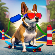 SlingShot Dog Stunts Game