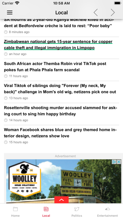 South Africa News + Screenshot