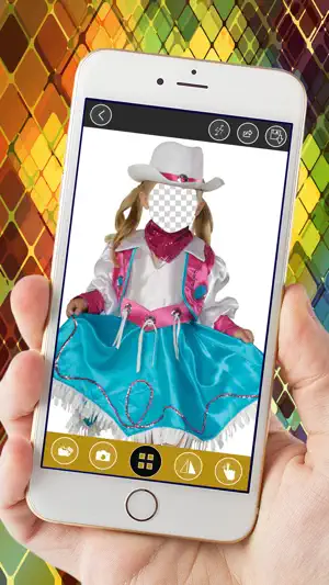 Kids Cowgirl Photo Montage screenshot 2