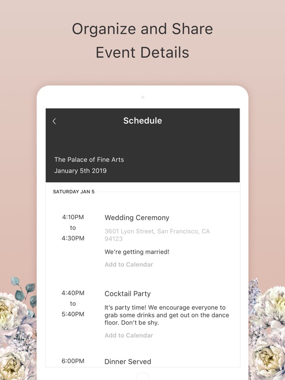 Screenshot #6 pour Joy - Wedding App & Website