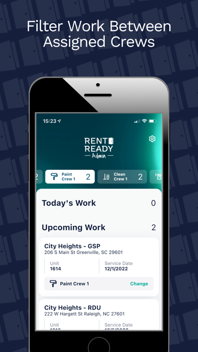 Rent Ready Provider Admin Screenshot