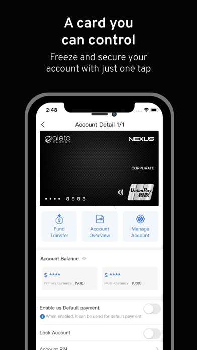 Nexus Card Screenshot