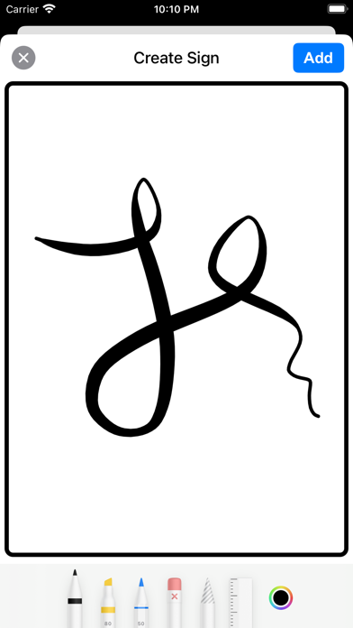 Sign in PDF Screenshot
