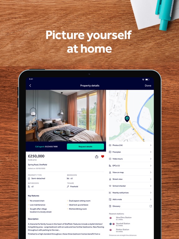 Rightmove property search iPad screenshot 5 - Lifestyle app