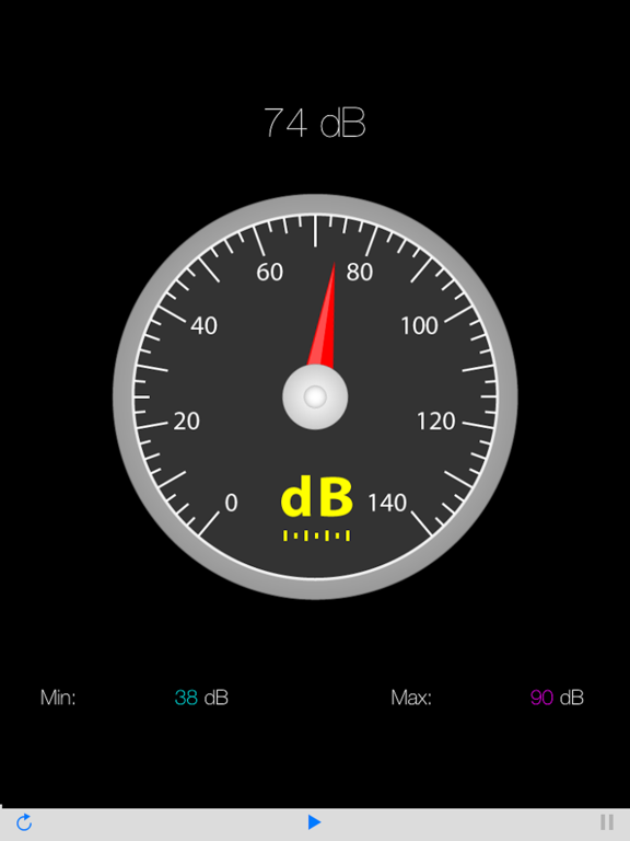 i Sound Level Meter iPad screenshot 2 - Utilities app