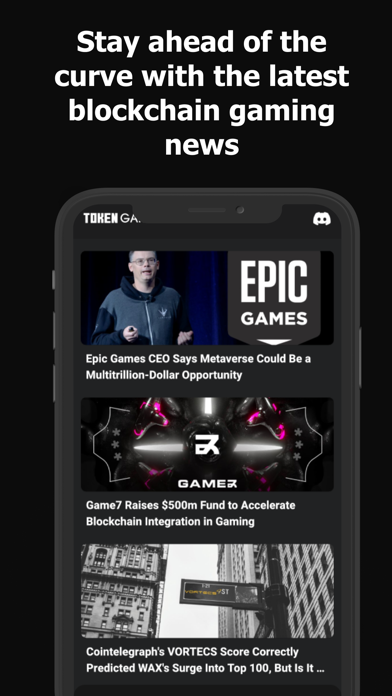 Token Gamer - NFT Gaming News Screenshot